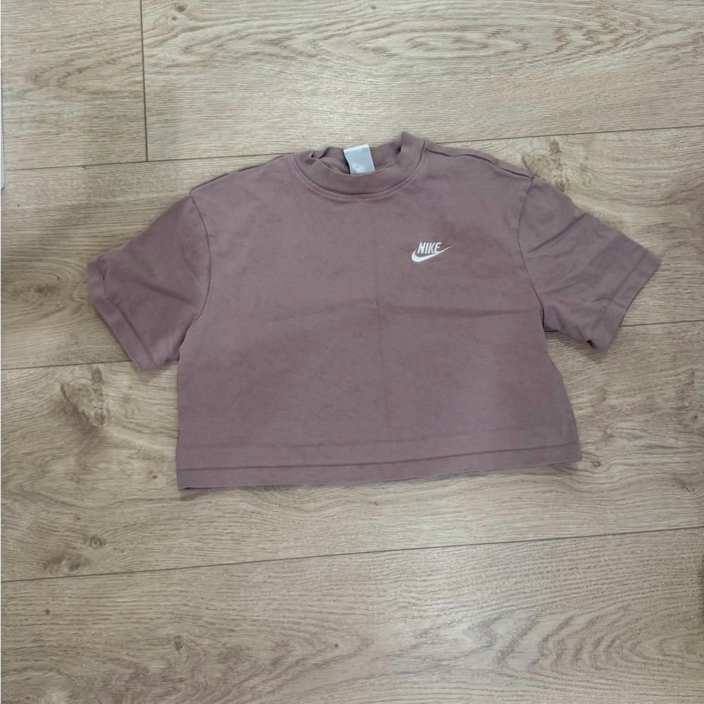 Nike Dusty Purple Cropped Tee